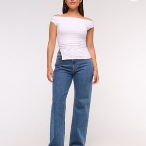 Abercrombie & Fitch Curve Love 90s Relaxed High Rise 4 Short